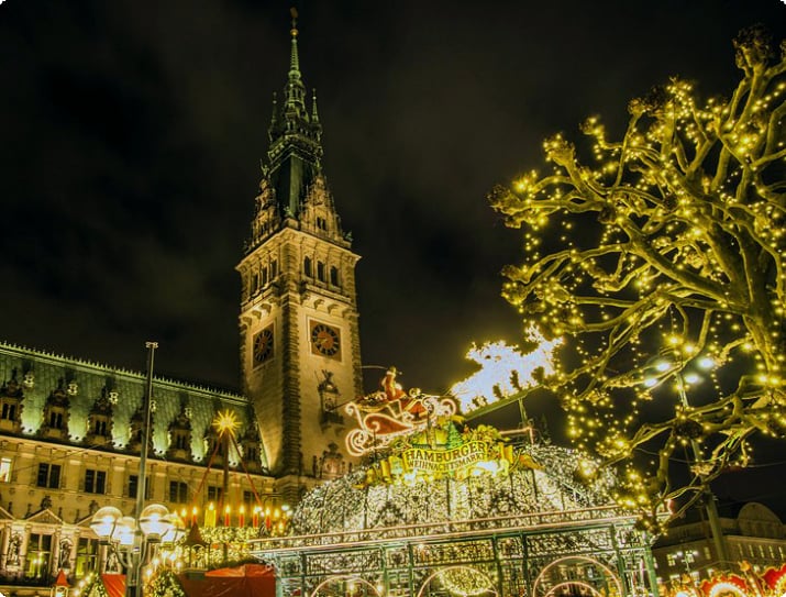 Рождественская ярмарка в Гамбурге