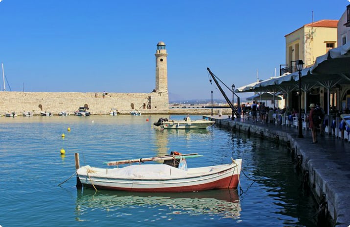 Venetianska hamnen i Rethymnon