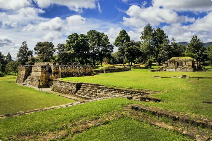 Mayan ruins in Iximche