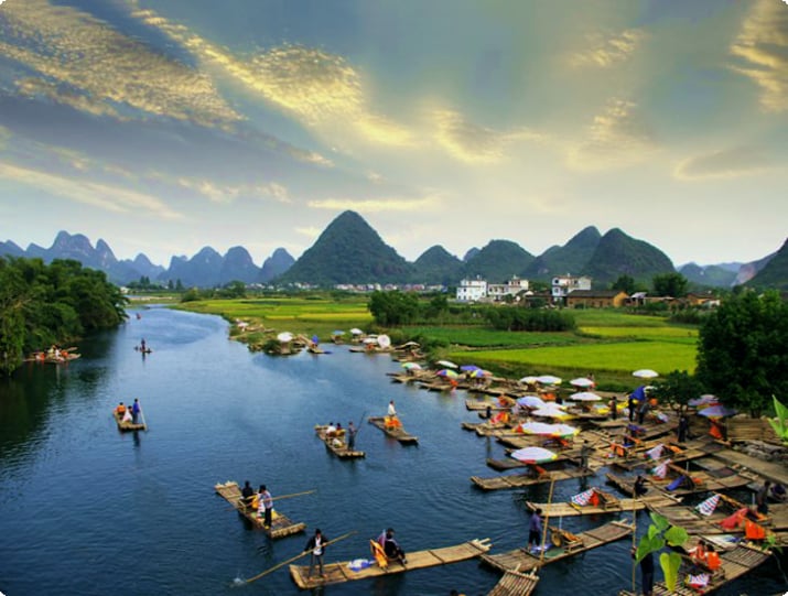 15 parhaiten arvioitua nähtävyyttä Kiinassa