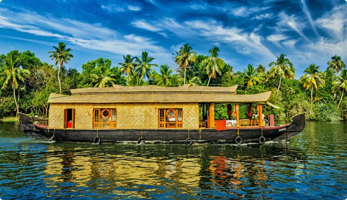 Дом-лодка в Керале