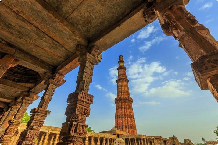 Qutub Minar en Nueva Delhi