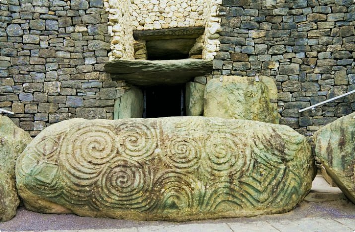 Indgang til Newgrange
