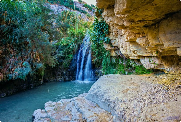 Wasserfall im Naturschutzgebiet Ein Gedi