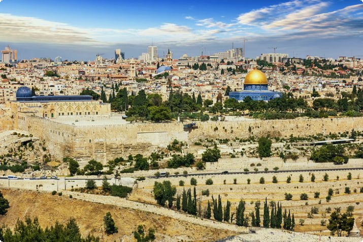 Zeytin Dağı'ndan Kudüs'ün Görünümü