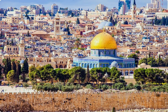 12 parhaiten arvioitua matkailukohdetta Israelissa ja palestiinalaisalueilla