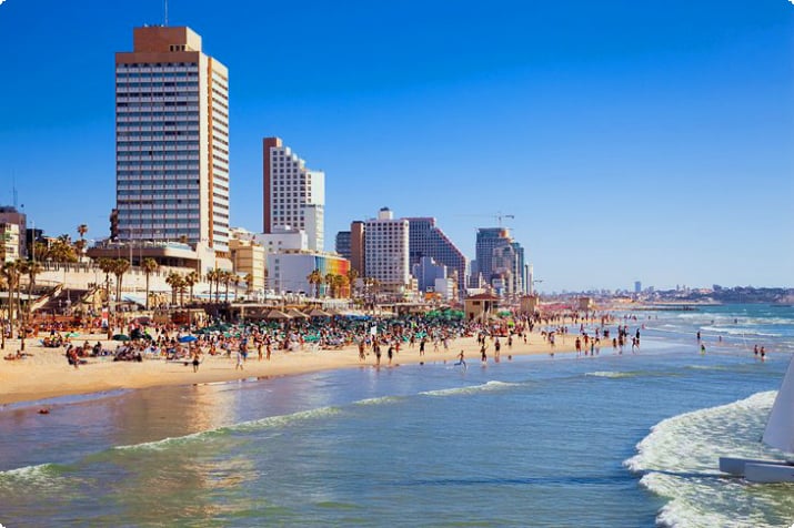 14 parhaiten arvioitua matkailukohdetta Tel Avivissa