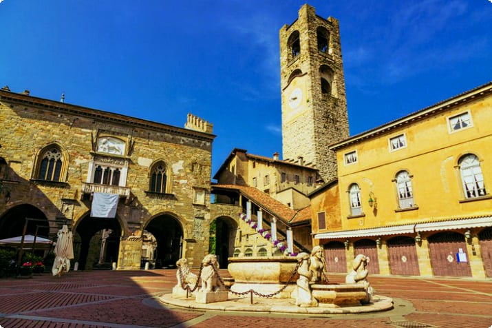 Contarini-fontänen på Piazza Vecchia