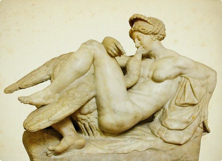 Leda and the Swan af Bartolomeo Amannatti, Bargello Palace