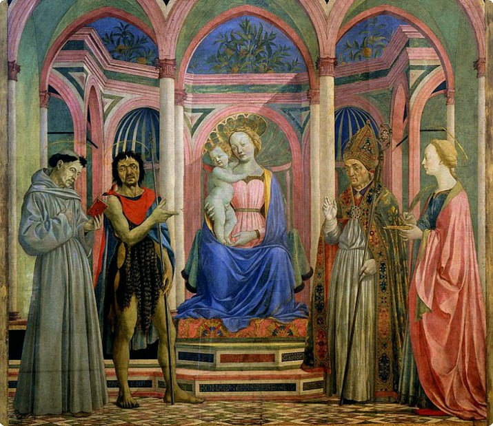 Domenico Venezianos jungfru och barn