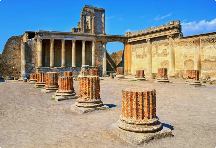Ruiny w Pompejach