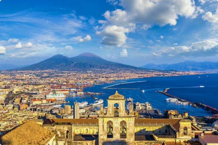 Neapel och Vesuvius