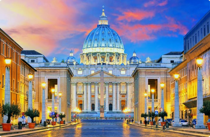Ватикан на закате