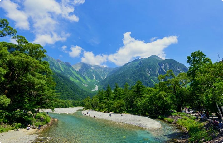 Chūbu-Sangaku-Nationalpark und die japanischen Alpen