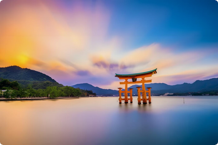 Itsukushima-pyhäkkö Miyajimassa