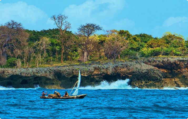 Pescatori dell'isola di Wasini