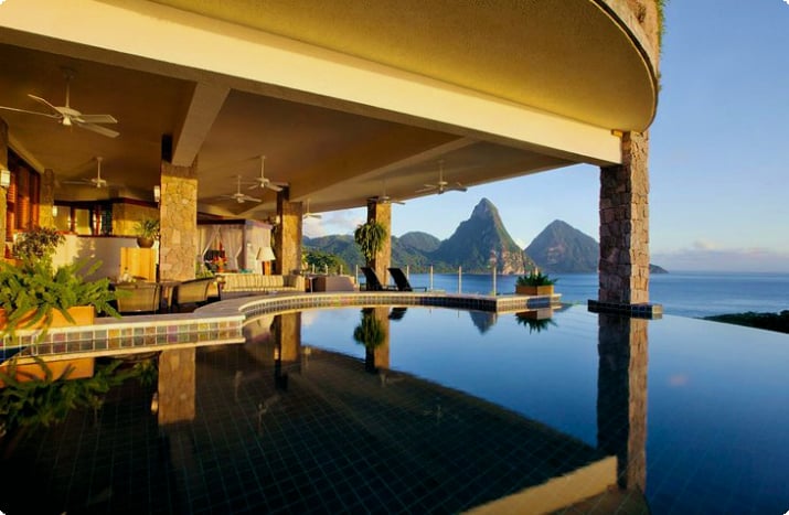 Fotokilde: Jade Mountain Resort, St. Lucia