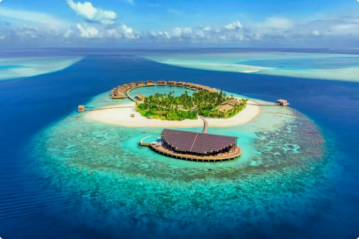 Source de la photo : île privée de Kudadoo Maldives