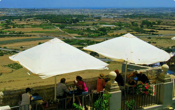 View from the Palazzo de Piro Café