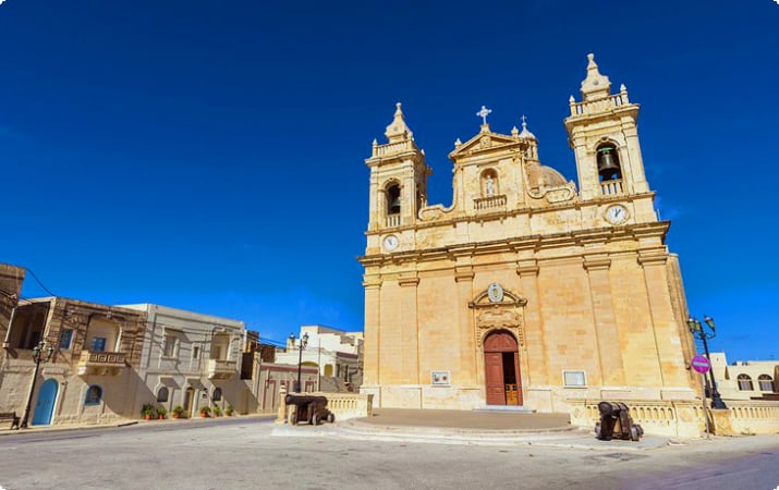 Das ländliche Dorf Zebbug, Insel Malta