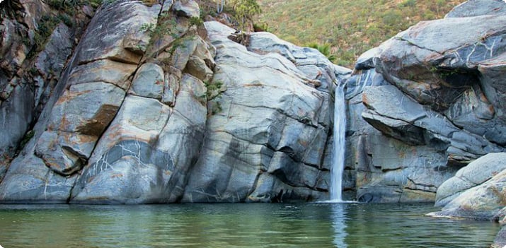 Wasserfall im Biosphärenreservat Sierra de la Laguna
