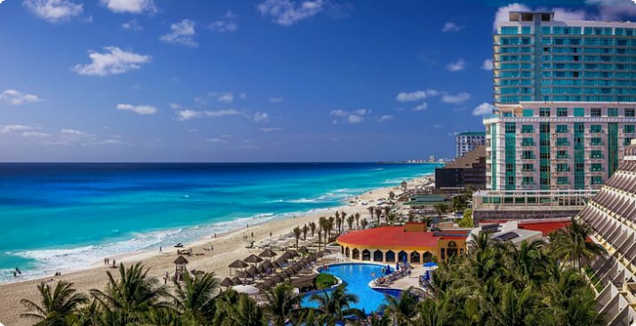 Роскошные пляжные отели, Канкун