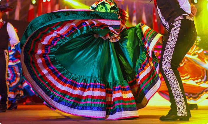 Traditionelle mexikanische Tänzer