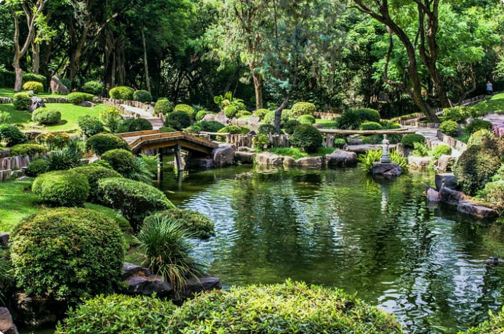 Japanischer Garten im Bosque Colomos