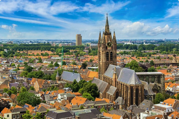Vista aérea de Delft