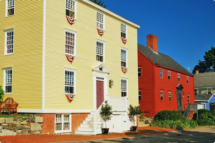 Historische huizen in Portsmouth, New Hampshire