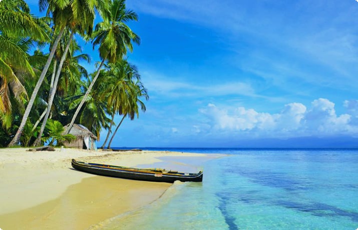Playa en las Islas San Blas