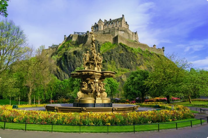 Castelo de Edimburgo e a Royal Mile