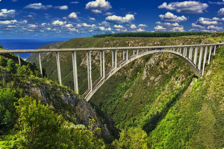 Der höchste Bungee-Sprung der Welt an der Bloukrans Bridge