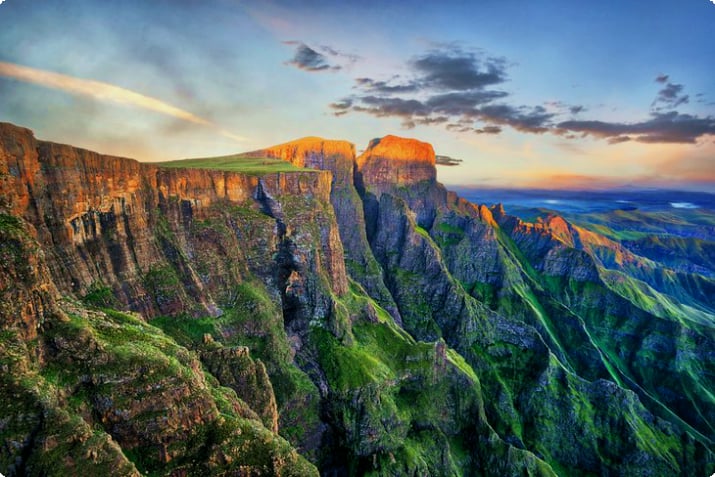 L'amphithéâtre, montagnes du Drakensberg