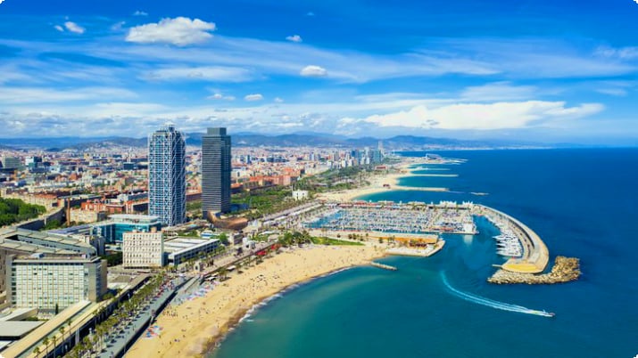 14 лучших пляжей Барселоны