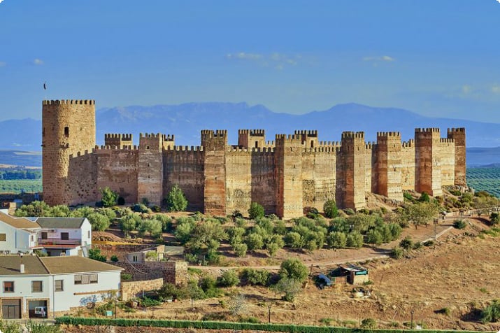 Zamek Burgalimar, Banos de la Encina, Jaen, Hiszpania