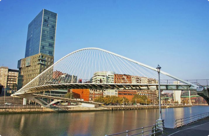 The Volantin Footbridge by Antonio Calatrave