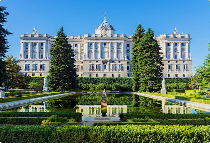 Palacio Real and the Sabatini Gardens