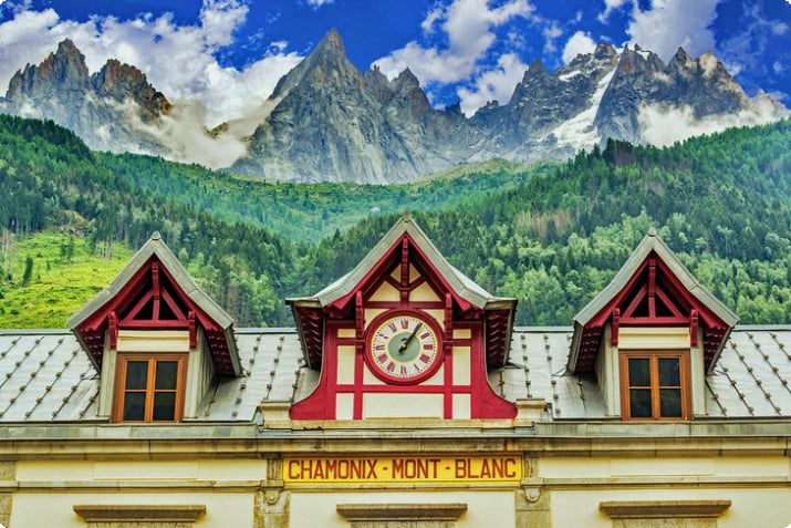Treinstation Chamonix Mont Blanc