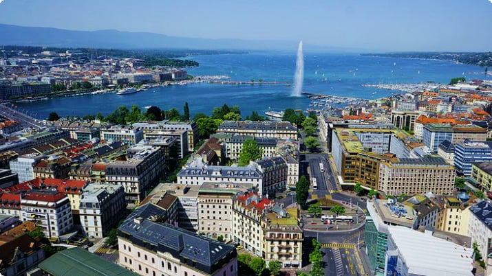 Вид на Женеву