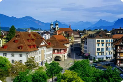 Missä yöpyä Luzernissa: Parhaat alueet ja hotellit