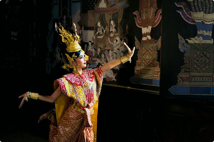 Traditionele Thaise danseres