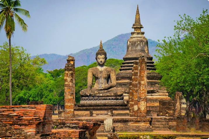 Wat Mahathat, park historyczny Sukhothai