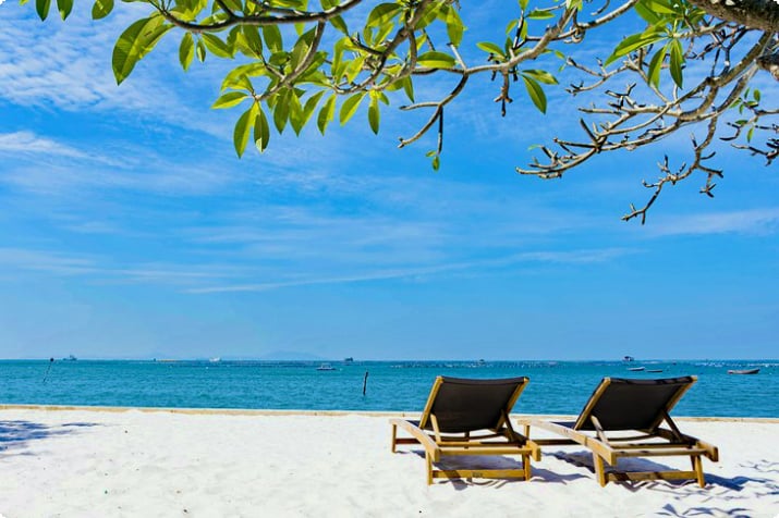 Pittoresca spiaggia di Pattaya