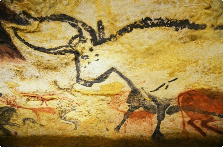 Grotschilderingen in de grot van Lascaux