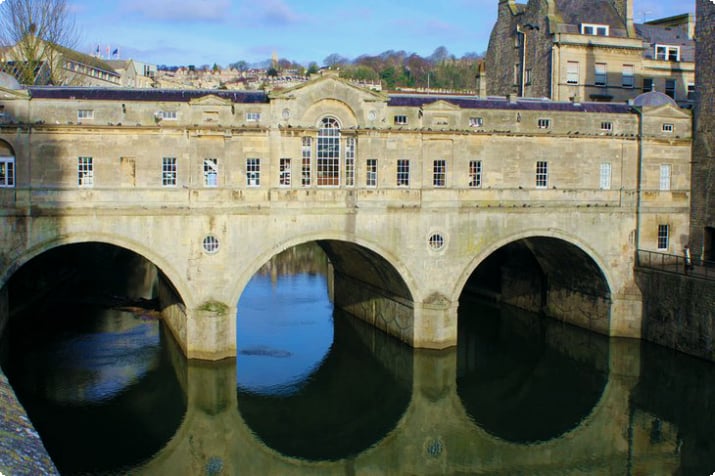 Romantische Brücke in Bath