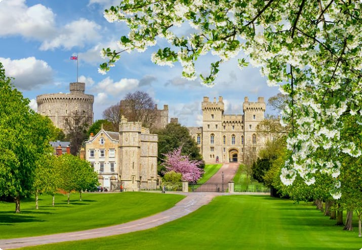 Windsor Castle im Frühling