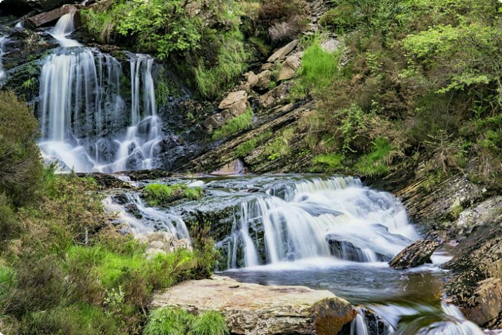 12 parhaiten arvioitua vesiputousta Pohjois-Walesissa