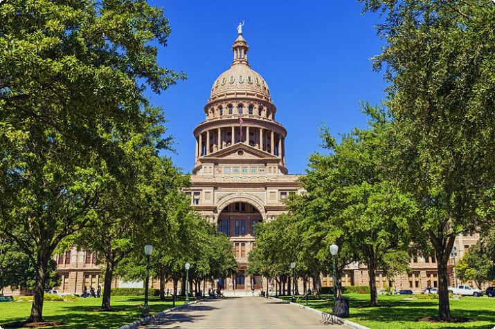 Il Campidoglio dello Stato del Texas ad Austin