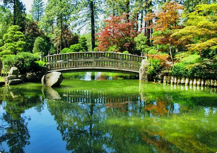 Японские сады, парк Манито